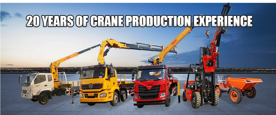 Bob-Lift Sq1za2 Lorry Crane Knuckle Boom Truck Mounted Crane Hydraulic Lifting 1 Ton Cranes for Construction Machinery