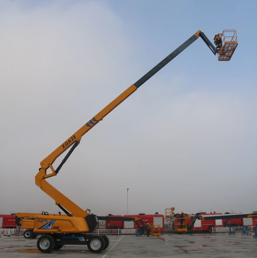 Boom Lift Xga26 Manlift 26m Articulated Boom Mobile Elevating Aerial Work Platform for Sale