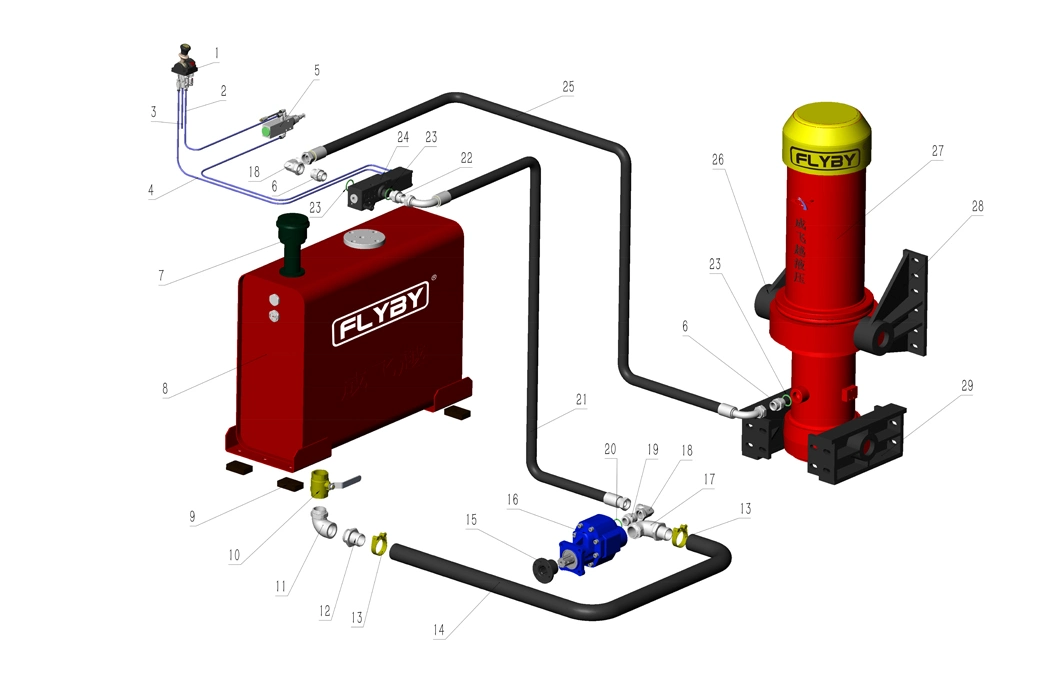 BV Certified High Quality Tipping Valve Hydraulic, Hydraulic Tipping Valves, Hydraulic Valve for Dump Truck