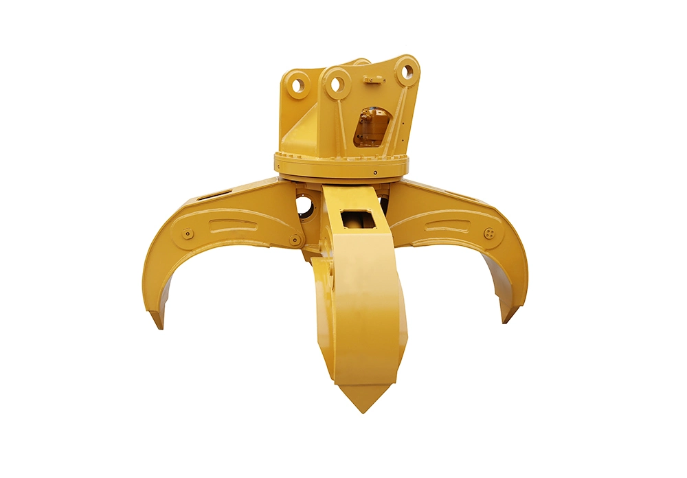 Excavator Attachments Orange Peel Scrap Metal Log Grapple for Demolition