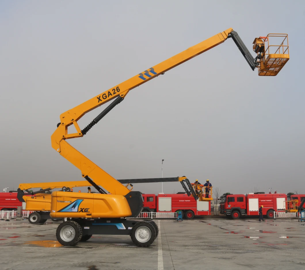 Boom Lift Xga26 Manlift 26m Articulated Boom Mobile Elevating Aerial Work Platform for Sale