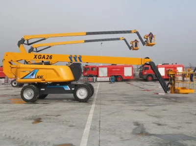 Boom Lift Xga26 Manlift 26m Articulated Boom Mobile Elevating Aerial Work Platform for Sale