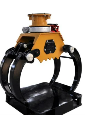 Hydraulic Rotating Grab for Excavator / Log Rotating Grapple